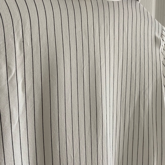 H&M Striped Tunic Button Up Blouse - Picture 5 of 10